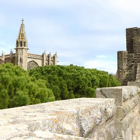 Confort ! Climatisation, Calme, Piscine, Parking Gratuit, Terrasse, Wifi * קרקסון
