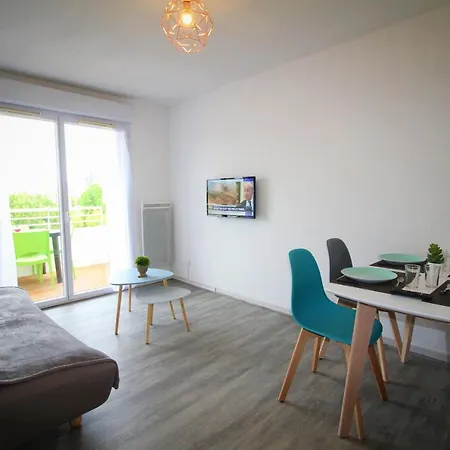 דירה Confort ! Climatisation, Calme, Piscine, Parking Gratuit, Terrasse, Wifi קרקסון