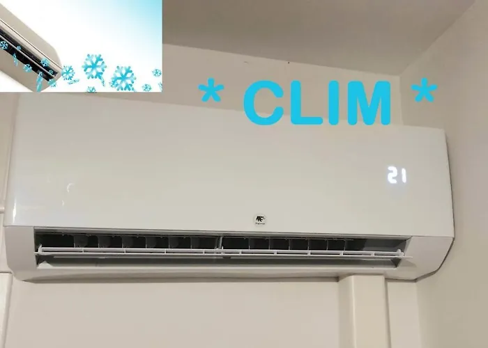 Apartmán Confort ! Climatisation, Calme, Piscine, Parking Gratuit, Terrasse, Wifi *