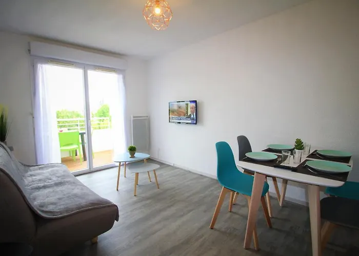 Apartmán Confort ! Climatisation, Calme, Piscine, Parking Gratuit, Terrasse, Wifi Carcassonne